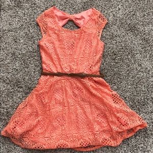 Juniors Medium Coral summer dress